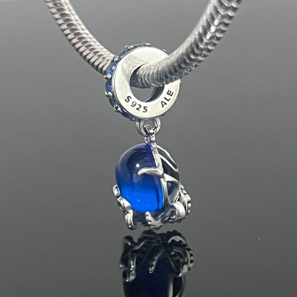 Pandora Murano Glass Cute Octopus Dangle Charm - Picture 6 of 7